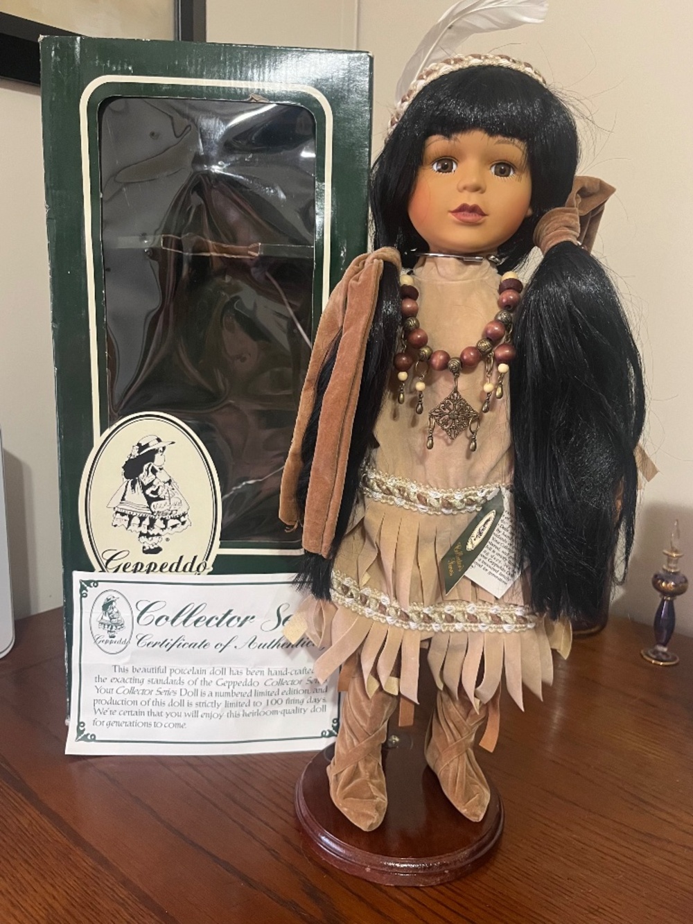 Geppeddo Native American Doll
